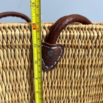 Large Woven “French Market Tote”