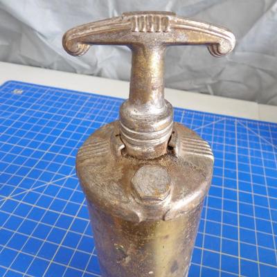 Antique Brass Fire Extinguisher