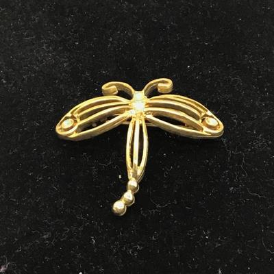 Vintage dragonfly pin