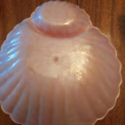 Pink plastic shell