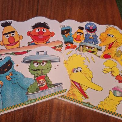 4 Sesame Street placemats