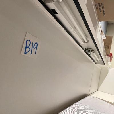 B19-Queen mattress with frame