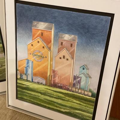 O1-Framed Art -foam board – colored pencil
