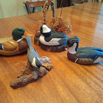 4 pc lot with ducks and birds
