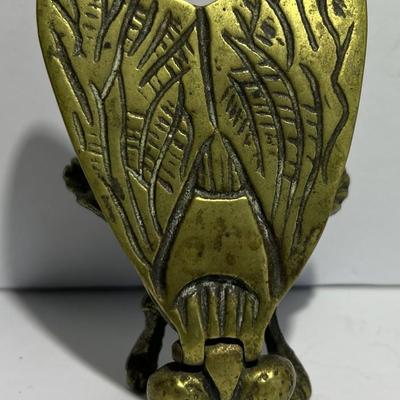Vintage Brass Fly Trinket Box Lidded Ashtray Made in England in Good Preowned Condition.