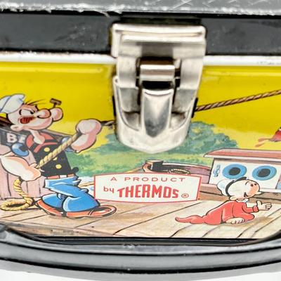 THERMOS ~ Vtg. Popeye Lunchbox With Thermos