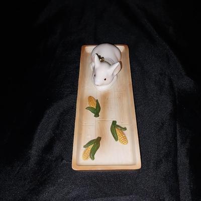 COW CREAMER-GOOSE HOLDER AND PIG TRAY