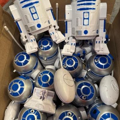 VINTAGE STAR WARS R2D2 remote controlled lot of 15
