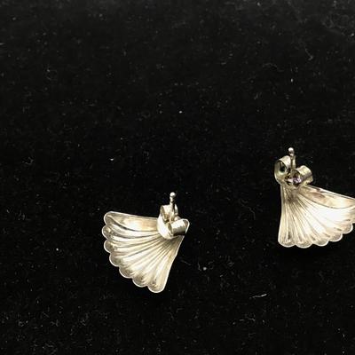 925 Shell Earrings