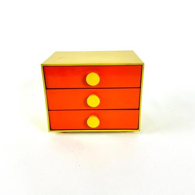 763 Yellow/Orange Jewelry Box Laquer