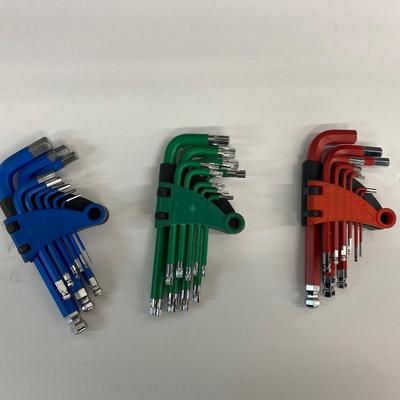 Nice Complete Set of Allen and Trox Wrenches