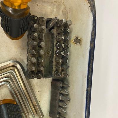 An Array of Allen Wrenches and Flat and Phillips Screwdrivers