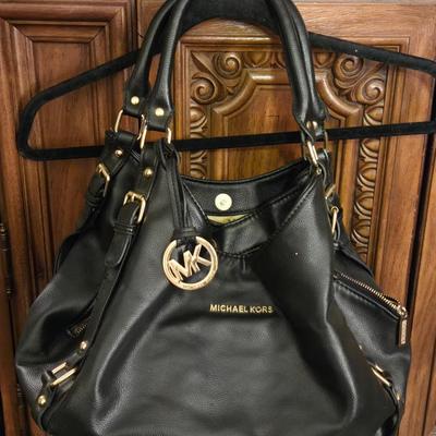 MICHAEL KORS Black Leather Handbag