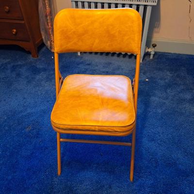 Orange Folding Chair