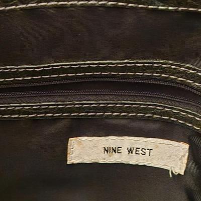 NINE WEST Black Leather Purse
