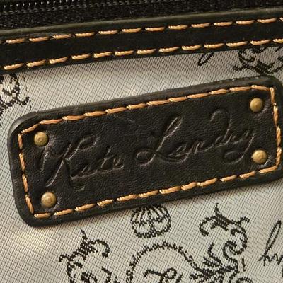 KATIE LANDRY Black Leather Handbag