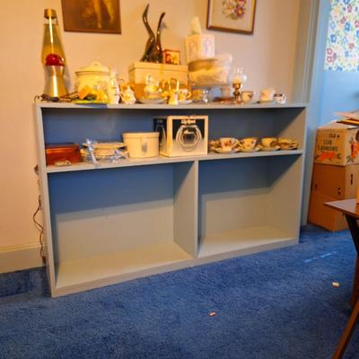 Blue Bookshelf