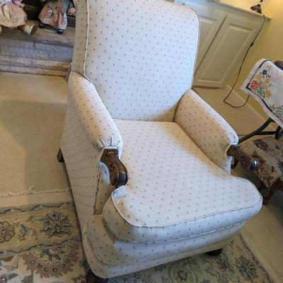 Vintage Cream Armchair