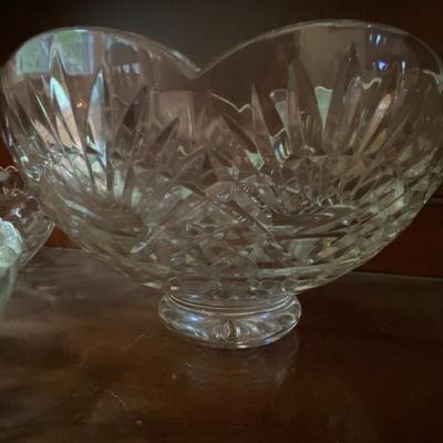 Lot of Vintage Glass and Crystal Servingware