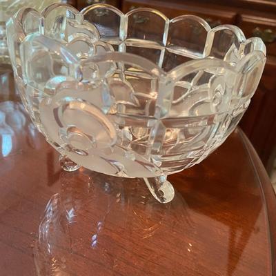 Lot of Vintage Glassware Bowls and Plate