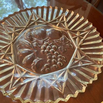 Lot of Vintage Glassware Bowls and Plate