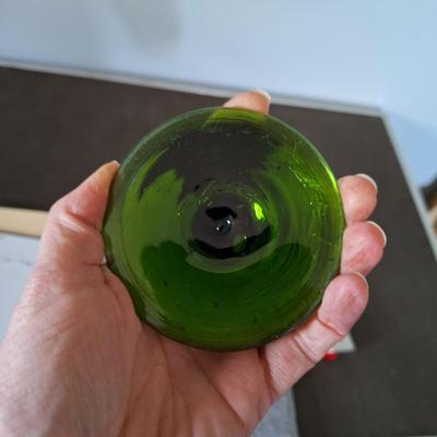 Green/Gold vase