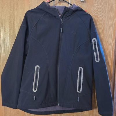North Face Turquoise Zip Up and Avia Black Zip Up Jackets