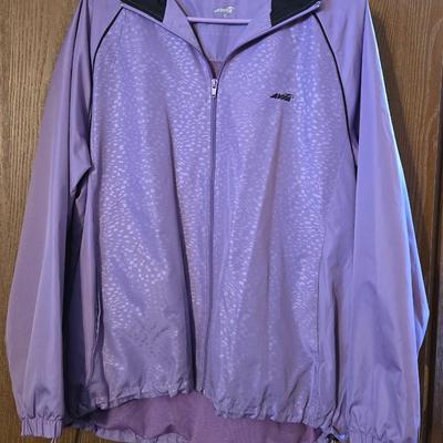 AVIA Purple & Free Tech Blue & Gray Zip Up Lightweight Jackets