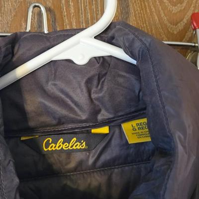 CABELA'S Black Lightweight Puffer Jacket