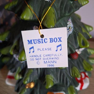 Christmas Tree Music Box