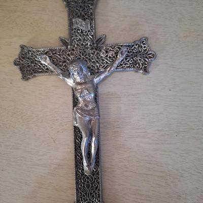 Silver Cross Ornate(Gallo NYC)