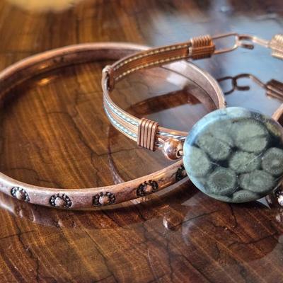 (3) Copper Bracelets