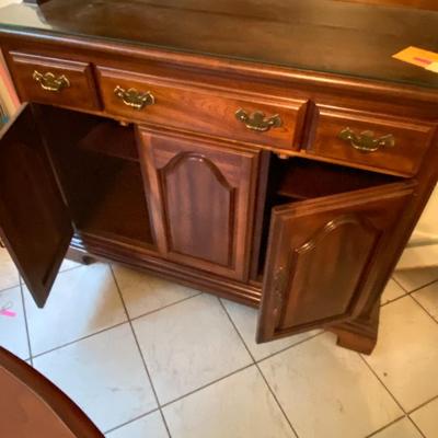 Cherry American Drew China Cabinet