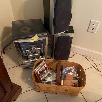 AS IS Stereo Set and Collection of CDs
