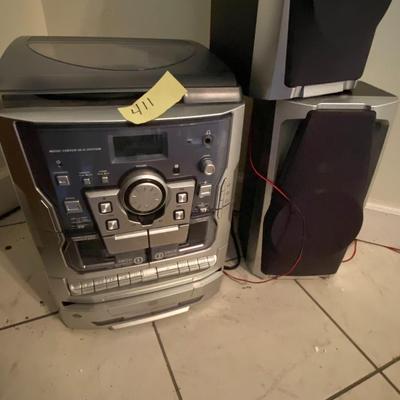 AS IS Stereo Set and Collection of CDs