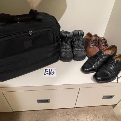 E15-size 11, men’s shoes and suitcase