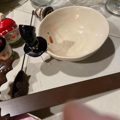 Lot of Assorted Seasonal Kitchen and Dining Decor
