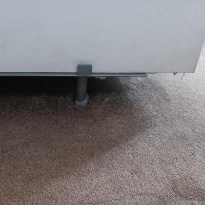 CLEAN QUEEN SIZE TEMPURPEDIC MATTRESS WITH HEADBOARD AND FRAME