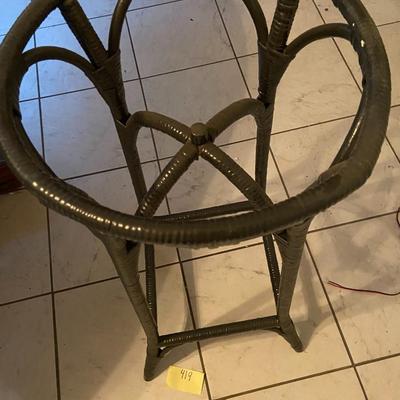 Wicker Plant Stand