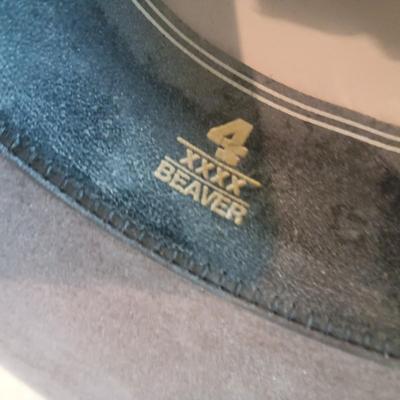 4X BEAVER WESTERN HAT WITH VERY NICE HATBAND