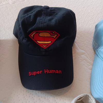3 BALL CAPS AND A VISOR