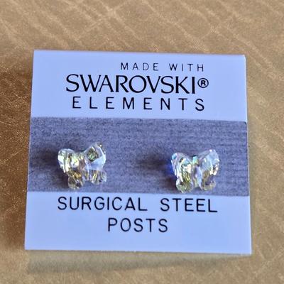 Swarovski Butterfly Earrings