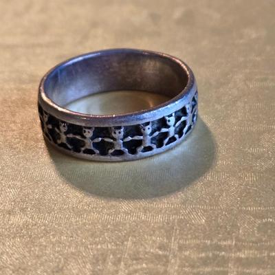 Sterling Silver with Cats Ring