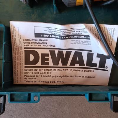 DEWALT 3/8" DRILL IN A MAKITA CASE