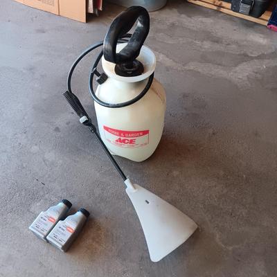 17" STIHL CHAINSAW, WEED SPRAYER AND GRASS TRIMMERS