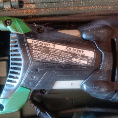 HITACHI 5" RECIPROCATING SAW WITH BLADES IN A CASE