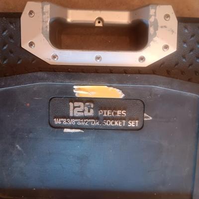 120 PIECE SOCKET SET AND A HOMEMADE WRENCH