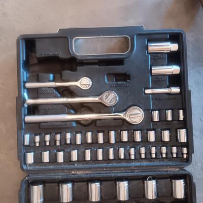 120 PIECE SOCKET SET AND A HOMEMADE WRENCH