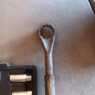 120 PIECE SOCKET SET AND A HOMEMADE WRENCH
