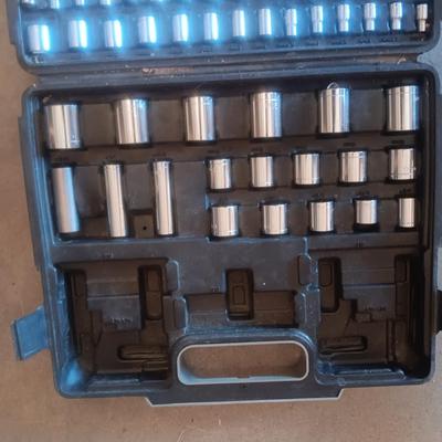 120 PIECE SOCKET SET AND A HOMEMADE WRENCH